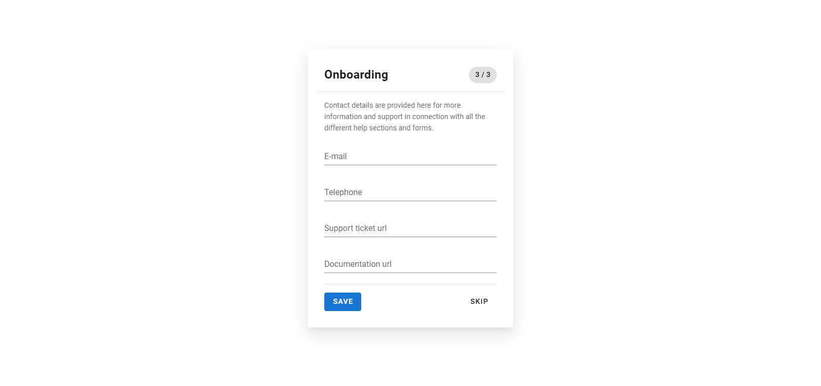 Onboarding - Mividas Documentation